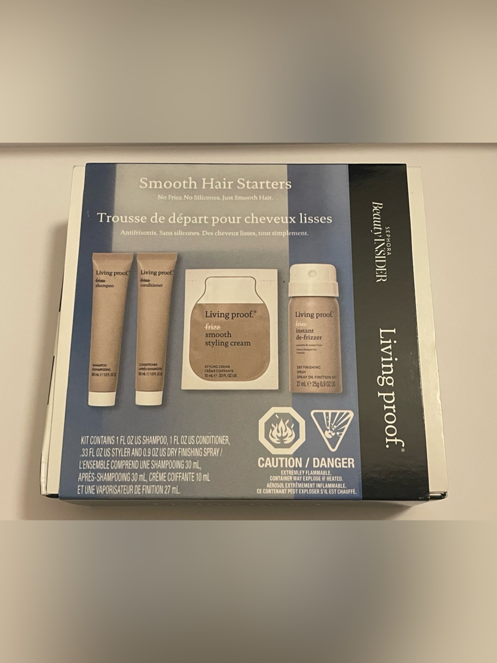 Living Proof Smooth Hair Starters Kit - Cream & Black